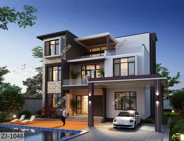 農(nóng)村自建房子戶(hù)型大全，中式、合院、歐式、平屋頂、坡屋頂應(yīng)有盡有