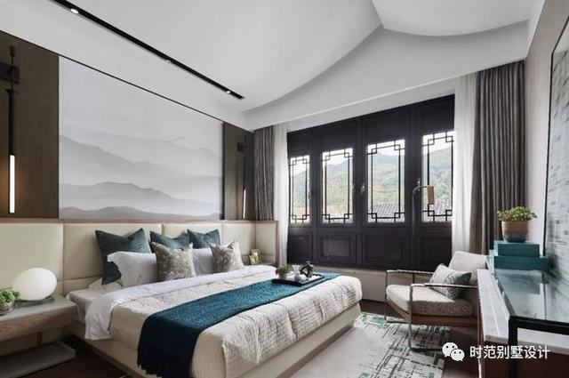 15x13米二層帶庭院中式別墅設(shè)計，徽派中式典范外觀