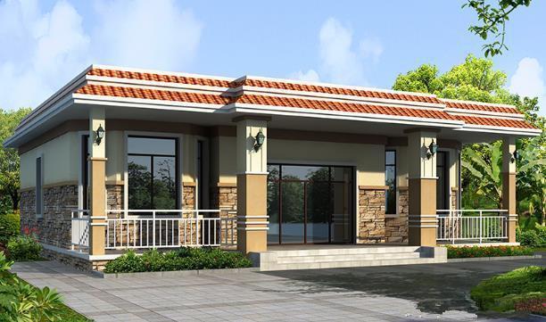 10款農村一樓平房別墅設計圖，很適合做養(yǎng)老房