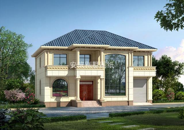 湖南爆紅的二層的簡(jiǎn)歐式自建房圖，火爆是有理由的