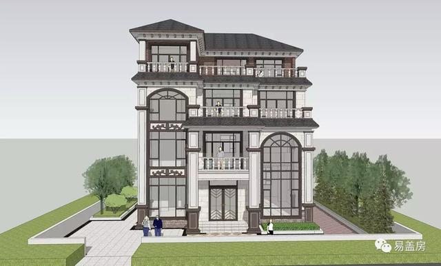 湖南四層歐式樓房設(shè)計(jì)方案，高端，大氣上檔次