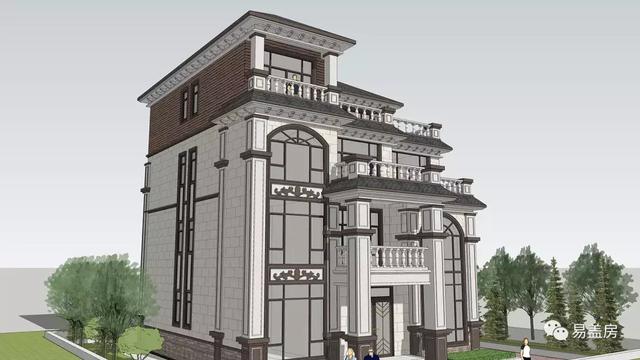 湖南四層歐式樓房設(shè)計(jì)方案，高端，大氣上檔次