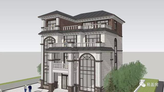 湖南四層歐式樓房設(shè)計(jì)方案，高端，大氣上檔次