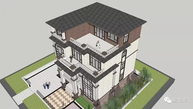 湖南四層歐式樓房設(shè)計(jì)方案，高端，大氣上檔次
