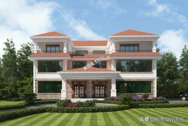 幾套新款兄弟雙拼效果圖外觀，想蓋雙拼的可以借鑒