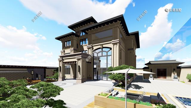 10棟高端華麗的歐式建筑別墅圖片，回村建房可以定制