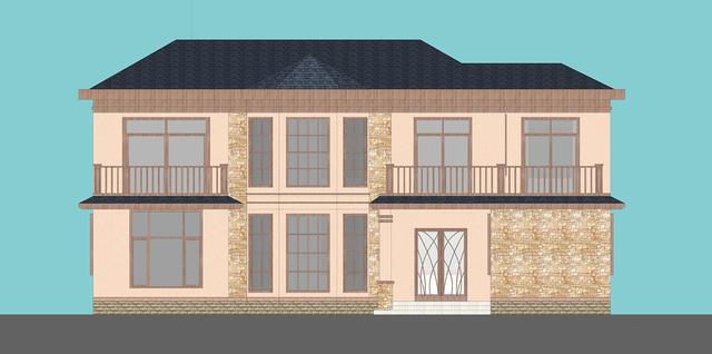 300多平父母養(yǎng)老別墅方案圖，僅花50萬，庭院小池真好看