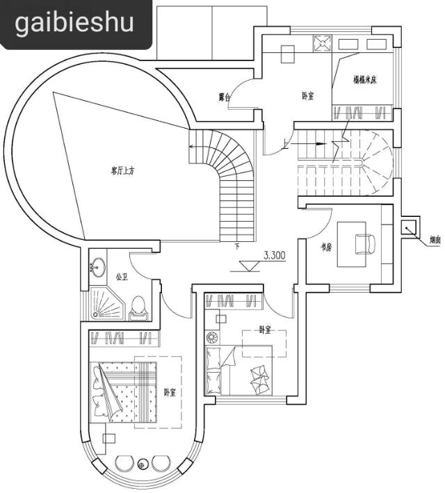 城堡級(jí)三層歐式別墅方案圖，住進(jìn)去你就是國王