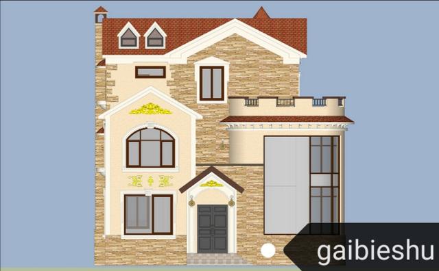 城堡級(jí)三層歐式別墅方案圖，住進(jìn)去你就是國王