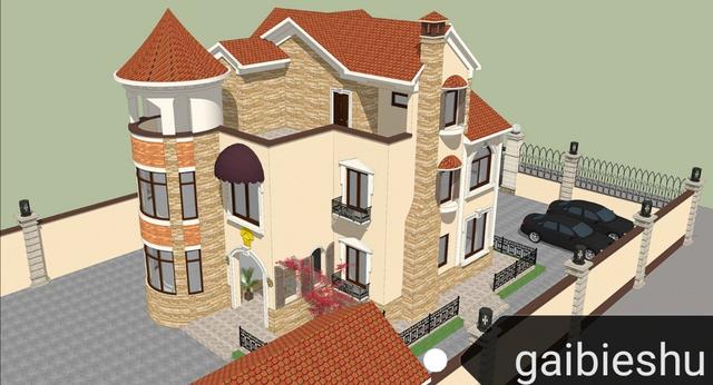 城堡級(jí)三層歐式別墅方案圖，住進(jìn)去你就是國王