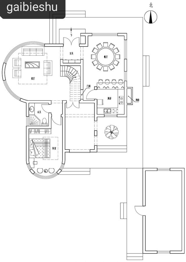 城堡級(jí)三層歐式別墅方案圖，住進(jìn)去你就是國王