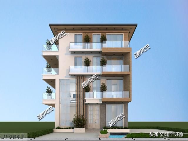 廣東95平現(xiàn)代風(fēng)格四層自建房屋設(shè)計(jì)圖，100以內(nèi)的經(jīng)典方案