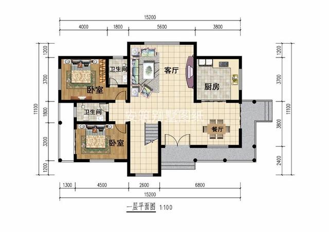 美式二層半別墅自建房方案，喜歡美式風(fēng)格的點贊