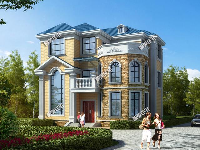 2棟造型獨(dú)特的歐式獨(dú)棟房子方案設(shè)計(jì)圖，第二棟小編很喜歡