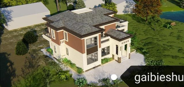 42萬湖南建二層別墅（附戶型圖），挑空客廳+套間