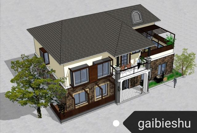 北京農(nóng)村38萬(wàn)建二層別墅效果圖+實(shí)拍圖，比買住宅超值多了