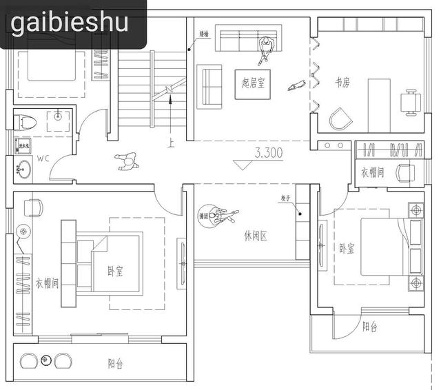 53萬山東二層半現(xiàn)代別墅設(shè)計(jì)，坡屋頂結(jié)合平屋頂