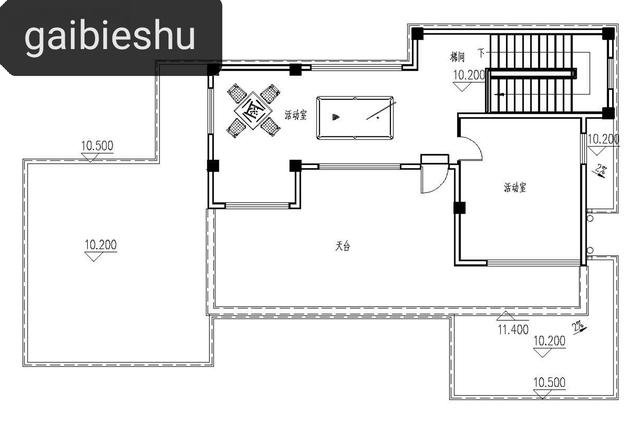 廣東自建三層半現(xiàn)代中式別墅（附戶型圖），平屋頂設(shè)計(jì)