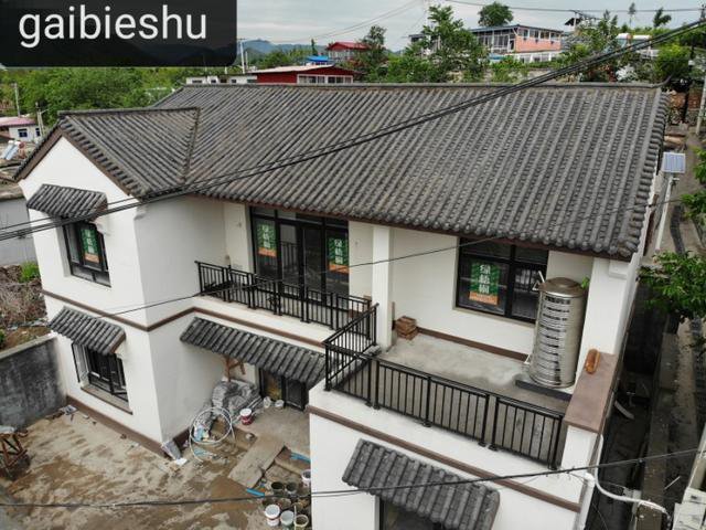 北京二層中式徽派別墅自建房戶型圖，附完工實(shí)拍圖