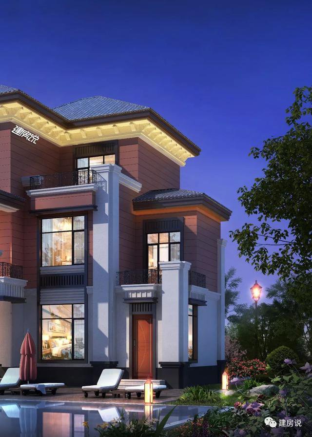 大戶型歐式豪華二層半別墅設(shè)計(jì)圖，高端自建房方案