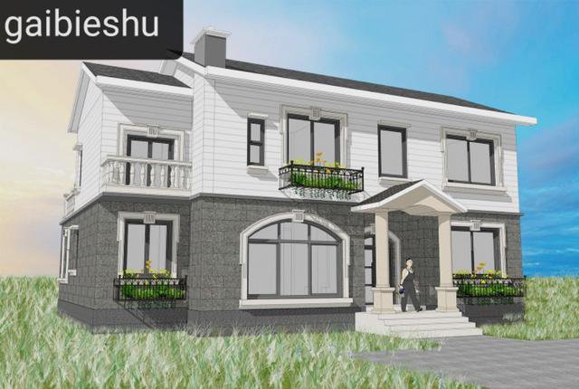 云南二層中式徽派房子設(shè)計(jì)及施工，土建造價(jià)40萬