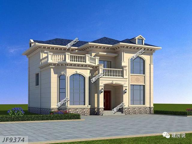 3棟120平的農(nóng)村房子戶型方案設(shè)計(jì)，二層、三層的都有