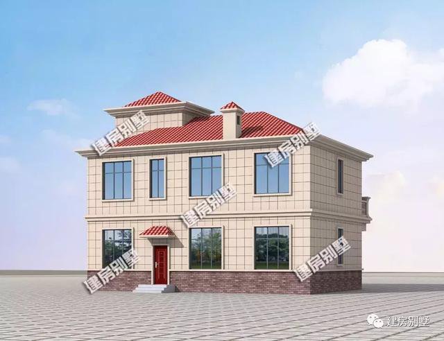 帶閣樓層設(shè)計(jì)的農(nóng)村房子設(shè)計(jì)方案，2款都很實(shí)用