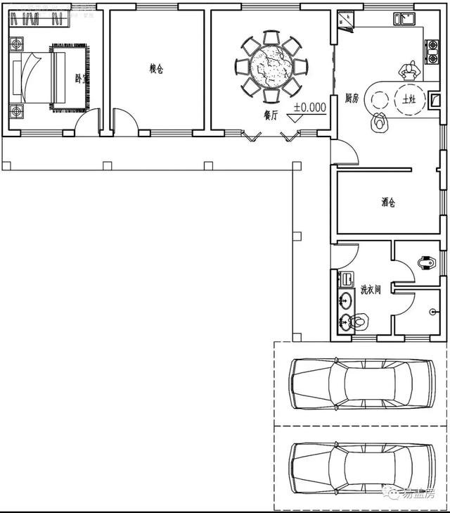 湖南帶配房的二層農(nóng)村自建房案例，簡(jiǎn)歐風(fēng)格