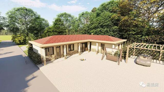 湖南帶配房的二層農(nóng)村自建房案例，簡(jiǎn)歐風(fēng)格