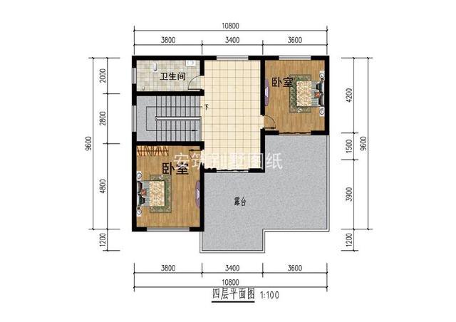 占地110平內(nèi)的四層農(nóng)村民房設(shè)計(jì)，戶型很實(shí)用，造價(jià)偏低