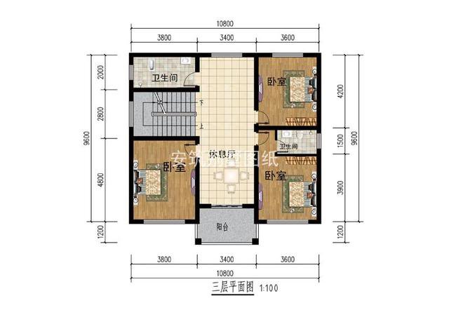 占地110平內(nèi)的四層農(nóng)村民房設(shè)計(jì)，戶型很實(shí)用，造價(jià)偏低