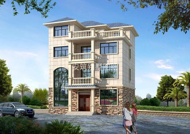 占地110平內(nèi)的四層農(nóng)村民房設(shè)計(jì)，戶型很實(shí)用，造價(jià)偏低