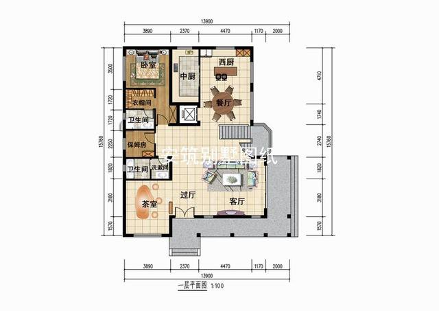 鄉(xiāng)村三層田園風(fēng)格別墅戶型方案，40萬就能搞定