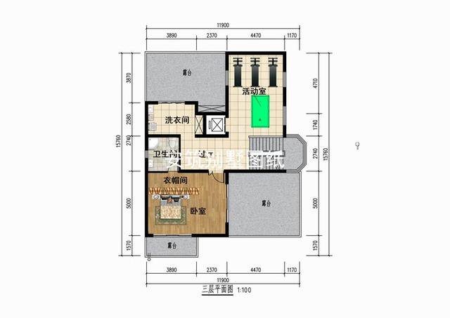 鄉(xiāng)村三層田園風(fēng)格別墅戶型方案，40萬就能搞定