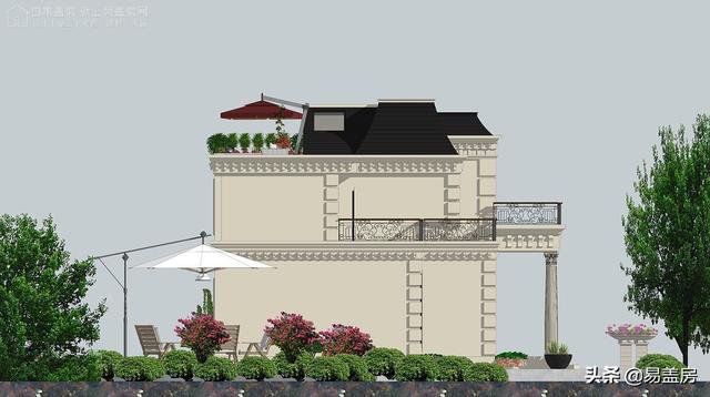 高端奢侈的法式別墅效果圖及設計方案，驚艷到你了嗎