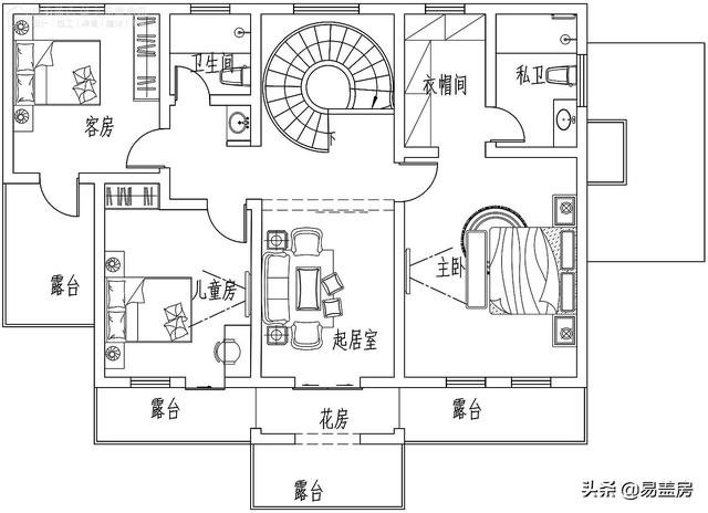 高端奢侈的法式別墅效果圖及設計方案，驚艷到你了嗎