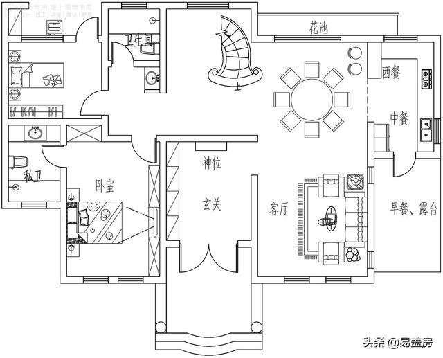高端奢侈的法式別墅效果圖及設計方案，驚艷到你了嗎