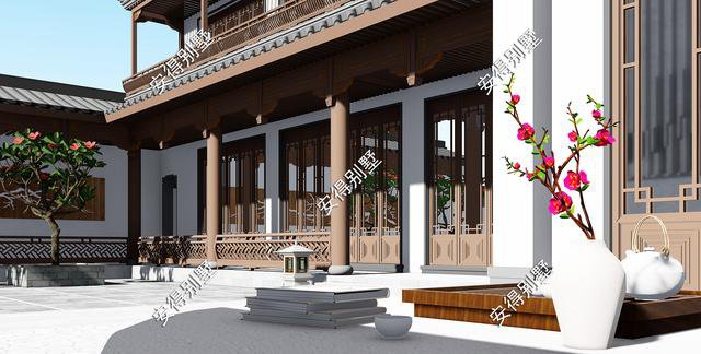 2款庭院式別墅設(shè)計(jì)方案及圖片，這樣建造漂亮的合院別墅