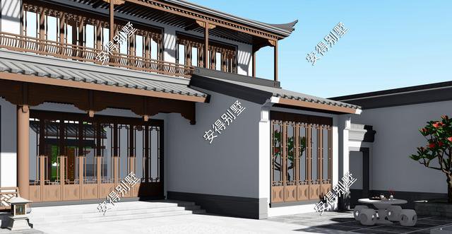 2款庭院式別墅設(shè)計(jì)方案及圖片，這樣建造漂亮的合院別墅