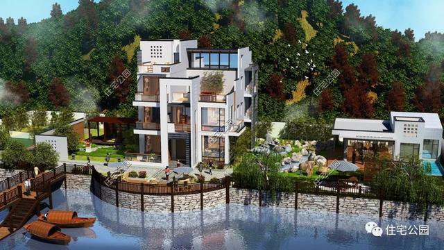 18套帶庭院的中式別墅民宅設(shè)計(jì)，自建房、民宿都可以用