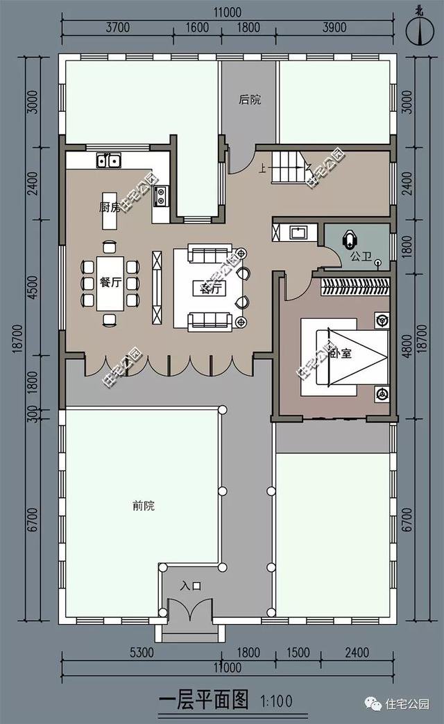18套帶庭院的中式別墅民宅設(shè)計(jì)，自建房、民宿都可以用