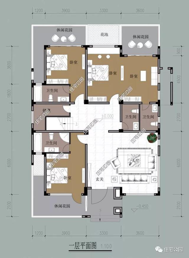 18套帶庭院的中式別墅民宅設(shè)計(jì)，自建房、民宿都可以用
