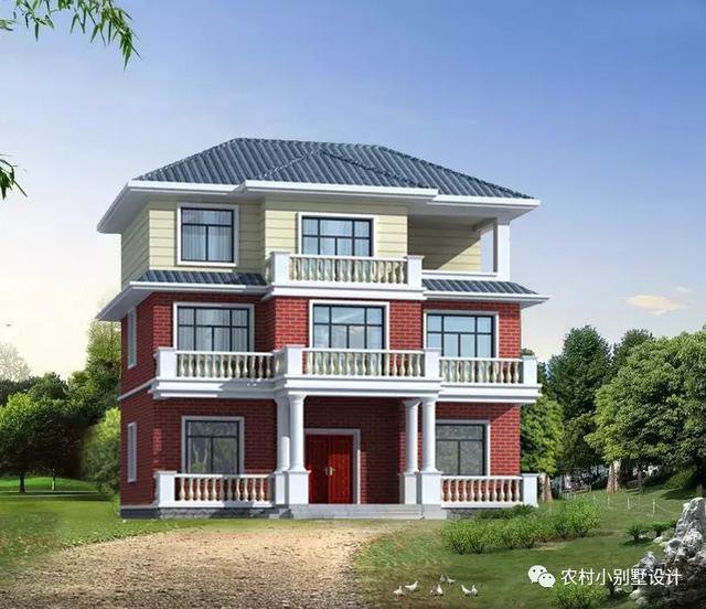 幾款農(nóng)村三層民房設(shè)計(jì)圖及圖片大全，選一套回家建房吧