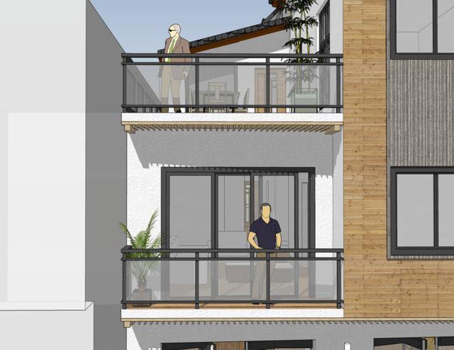 開間7.8米民房設(shè)計，一層還設(shè)計上了商鋪，商住兩用