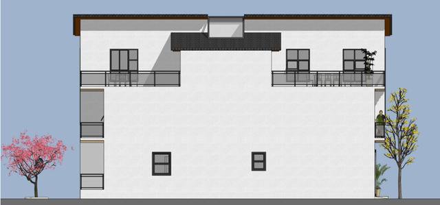 開間7.8米民房設(shè)計，一層還設(shè)計上了商鋪，商住兩用