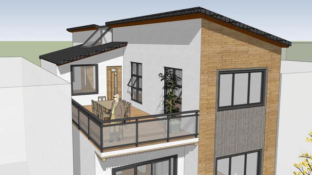 開間7.8米民房設(shè)計，一層還設(shè)計上了商鋪，商住兩用