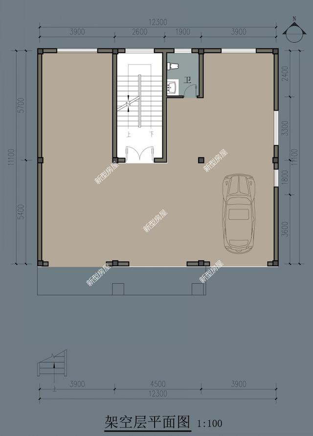 農(nóng)村樓房首層做架空層如何？再也不怕下暴雨了