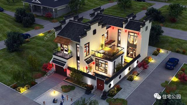 帶車庫農(nóng)村自建房子戶型和外觀圖片大全，讓你一次看個(gè)夠