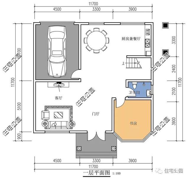 帶車庫農(nóng)村自建房子戶型和外觀圖片大全，讓你一次看個(gè)夠