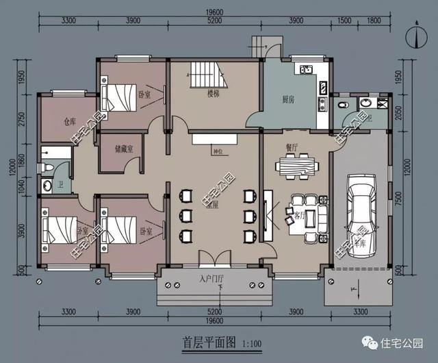 帶車庫農(nóng)村自建房子戶型和外觀圖片大全，讓你一次看個(gè)夠